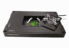 Piezo Flexure XY & XYZ Microscope Stages: 100µm  to 300µm Travel, Sub-nm Resolution Piezo Flexure XY & XYZ Microscope Stages: 100µm  to 300µm Travel, Sub-nm Resolution