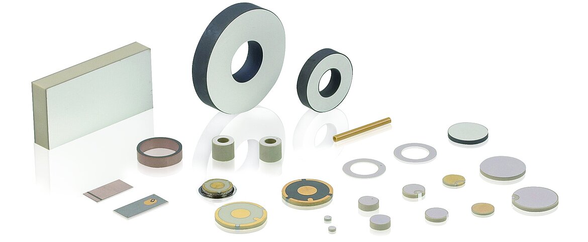 Variety of standard and custom piezo elements for a wide range of applications (Image: PI)