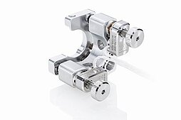 Tip/Tilt Mirror Mount with Piezo Motor Drive (large angles) Tip/Tilt Mirror Mount with Piezo Motor Drive (large angles)