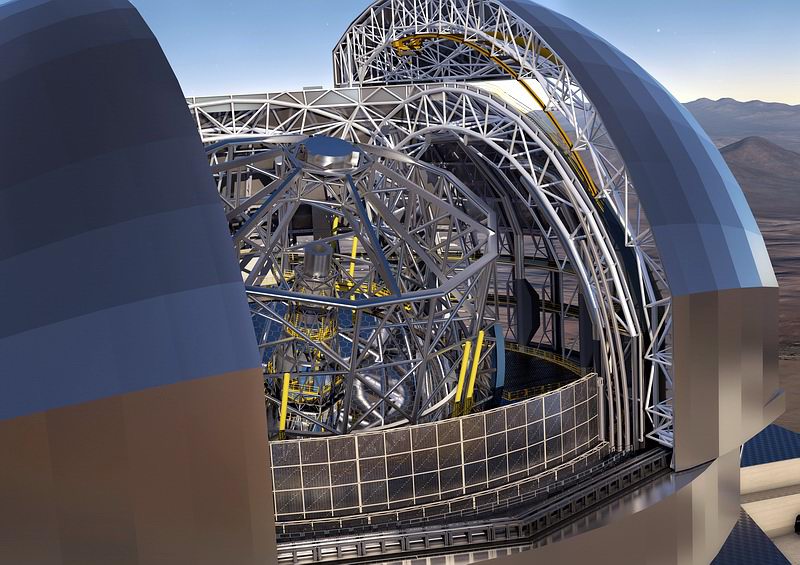 PI (Physik Instrumente) and the Fraunhofer Institute for Applied Optics and Precision Engineering (IOF), are working on a new actuator concept for the European Extremely Large Telescope (E-ELT). (Image: ESO/L. Calçada/ACe Consortium)