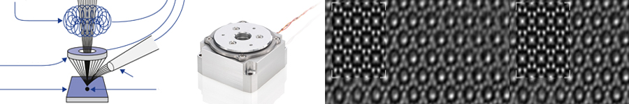 Electron Microscopy: Nonmagnetic Drives and Stages for Vacuum