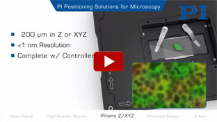 Precision Motion Products for Microscopy & Imaging 
