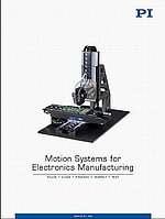 Motion Systems for Electronics Manufacturing Brochure