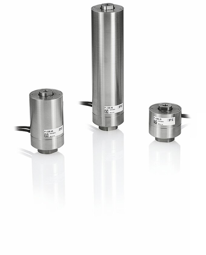 Very High Load Actuators, Closed-Loop Piezo Actuator, P-242 Very High Load Actuators, Closed-Loop Piezo Actuator, P-242