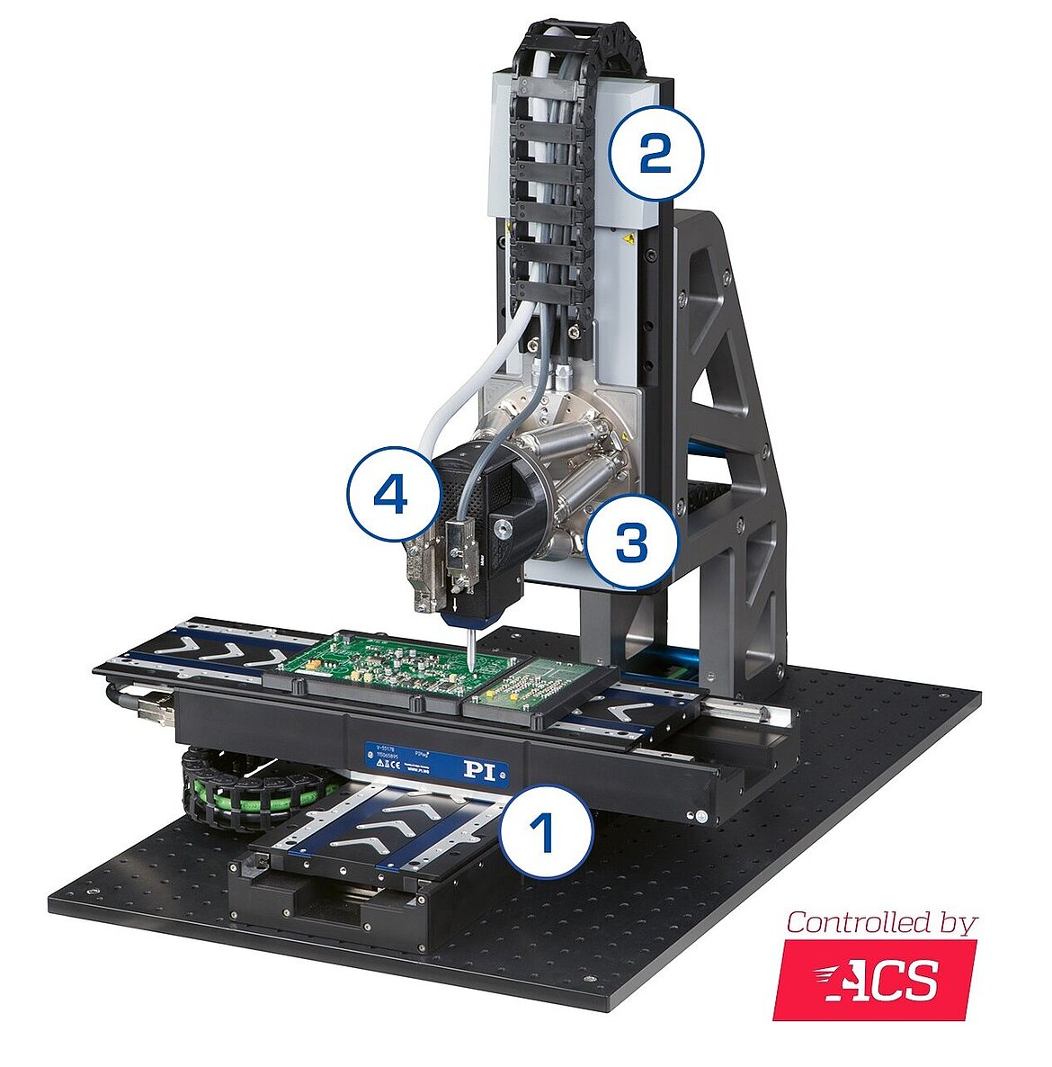 Tactile and Optical Testing of Electronic Devices