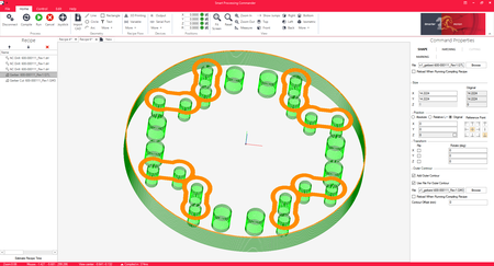 Figure 2: 3D visualization and recipe planning for processing of 3D parts (Image: ACS)