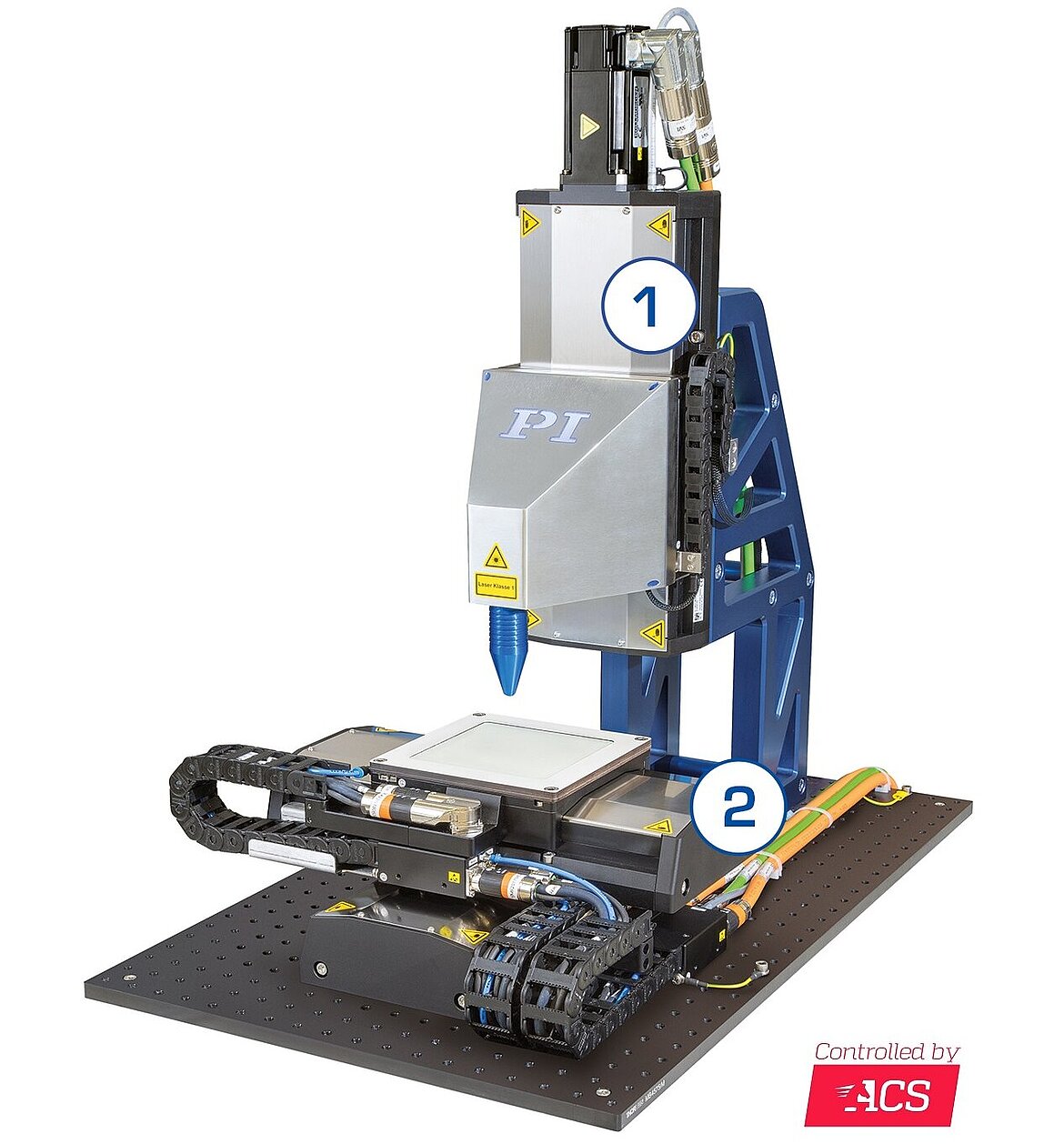 Industrial multi-axis linear motor stages for laser marking applications