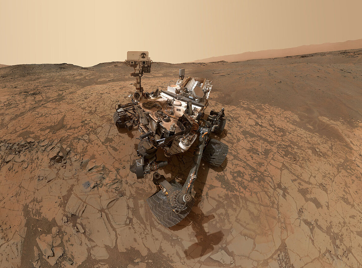 Curiosity Self-Portrait at ‘Mojave’ Site on Mount Sharp (Image: NASA/JPL)