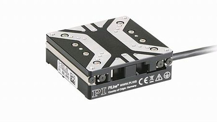 U-523 Miniature Linear Stage Designed with patented technology, the U-523 is a quiet, space-saving, light positioner. As a single axis mini piezo-motor stage, it delivers fast motion and accurate positioning with high resolution and excellent step and settle behavior and is equipped with a high sensor resolution of 10nm.