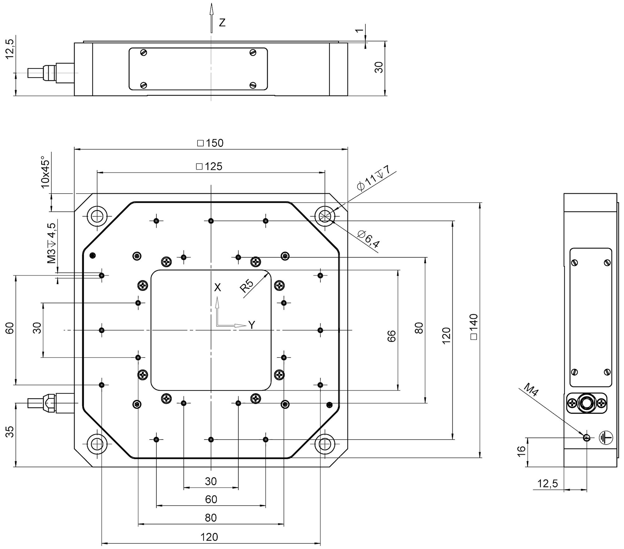 P-561 • P-562 • P-563 PIMars Nanopositioning Stage