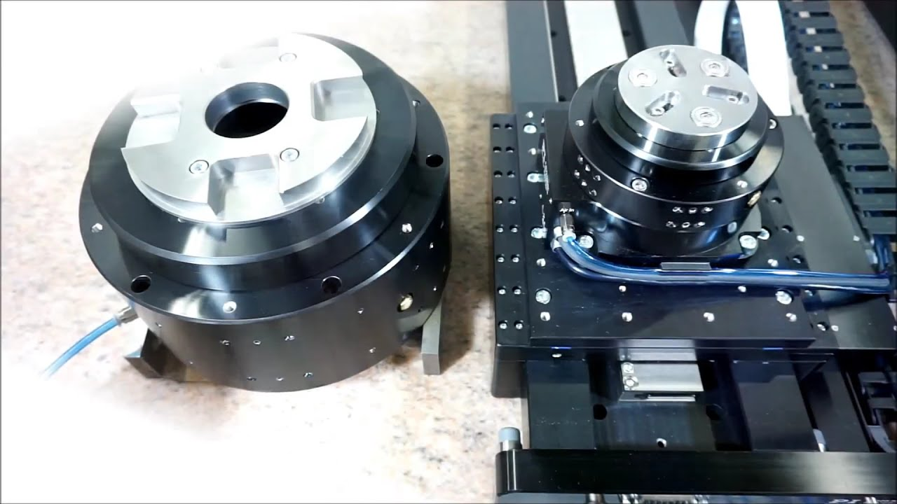 X-Y-Tip-Tilt Stage for Rotary Air Bearing Spindles, Tables | PI X-Y-Tip-Tilt Stage for Rotary Air Bearing Spindles, Tables | PI