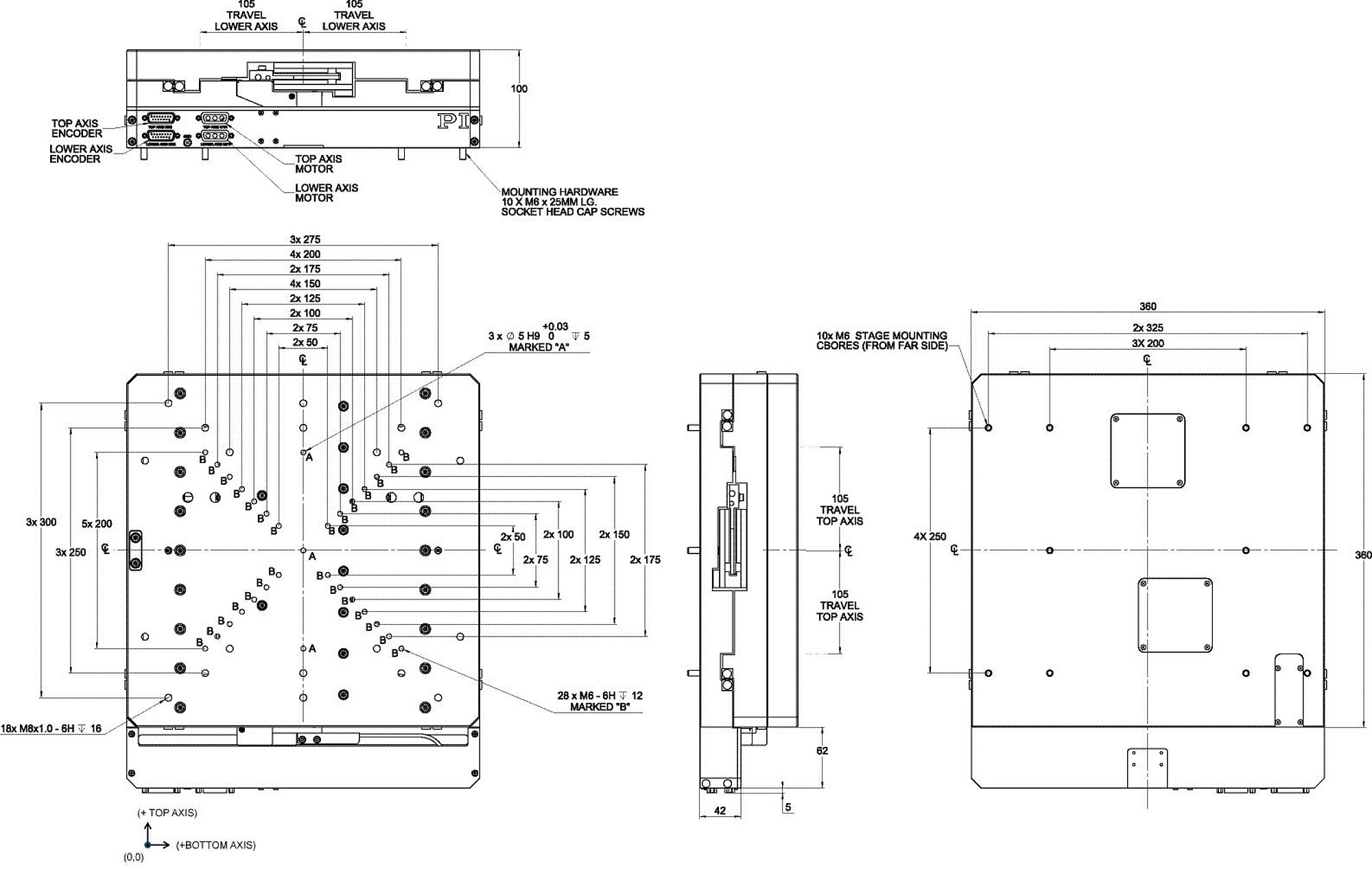 V-781 Ultra-Precision Direct Drive XY Stage