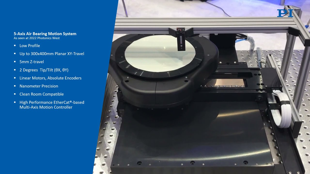 5-Axis Stage | Fiber Alignment | Motorized | PI