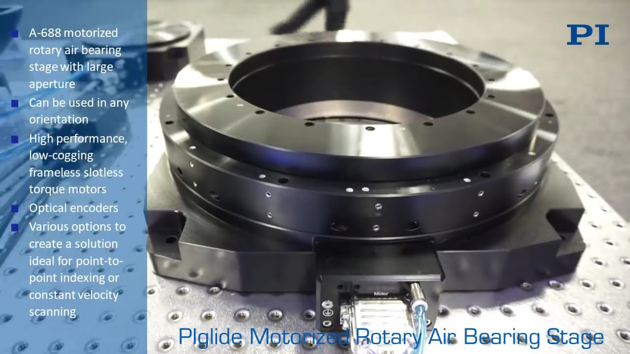 High Performance Rotary Stage / Spindle with Air Bearings