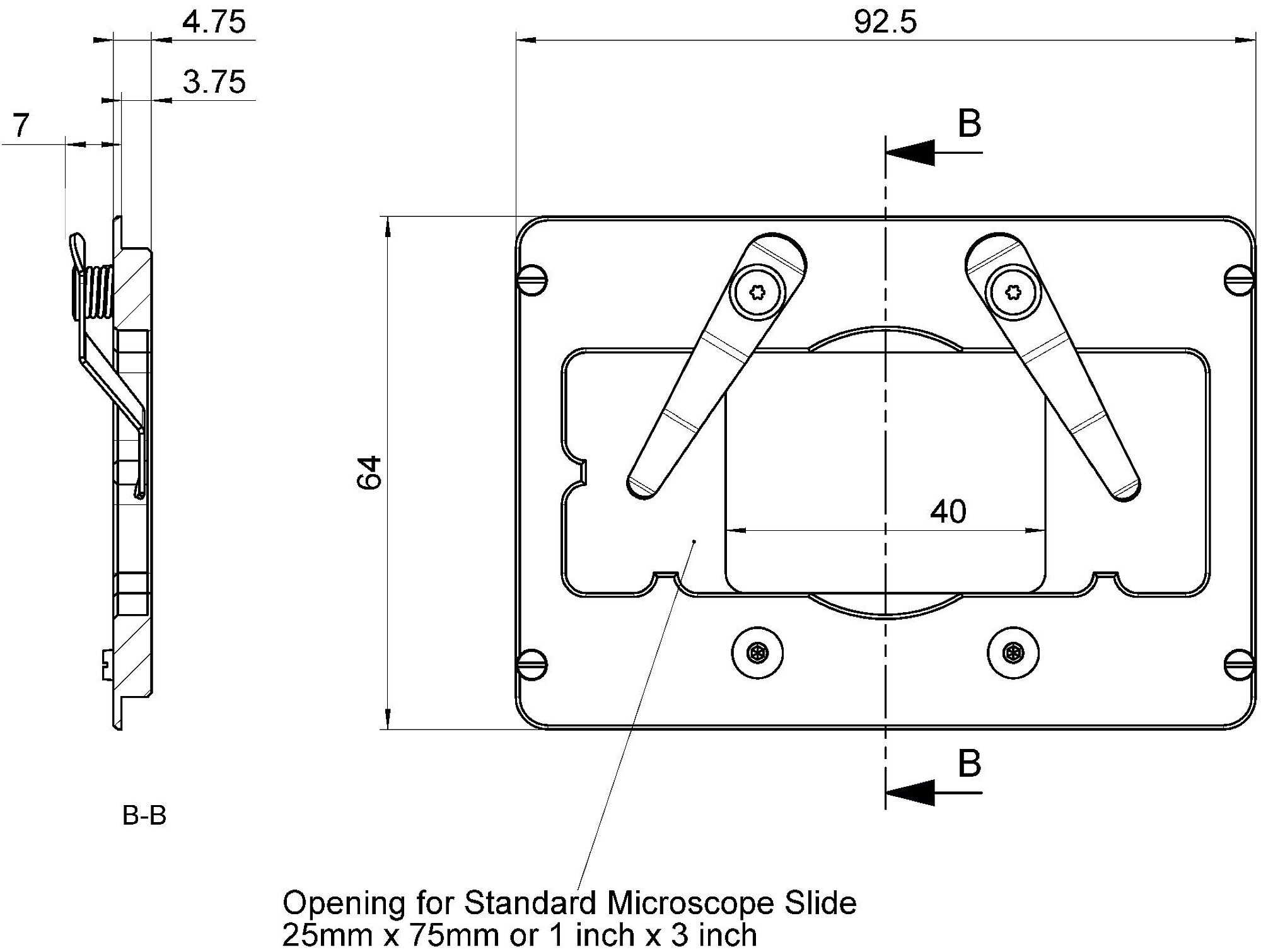 ahpl A.H.P.L シリトー P-545.SH3 Microscope Slide Holder
