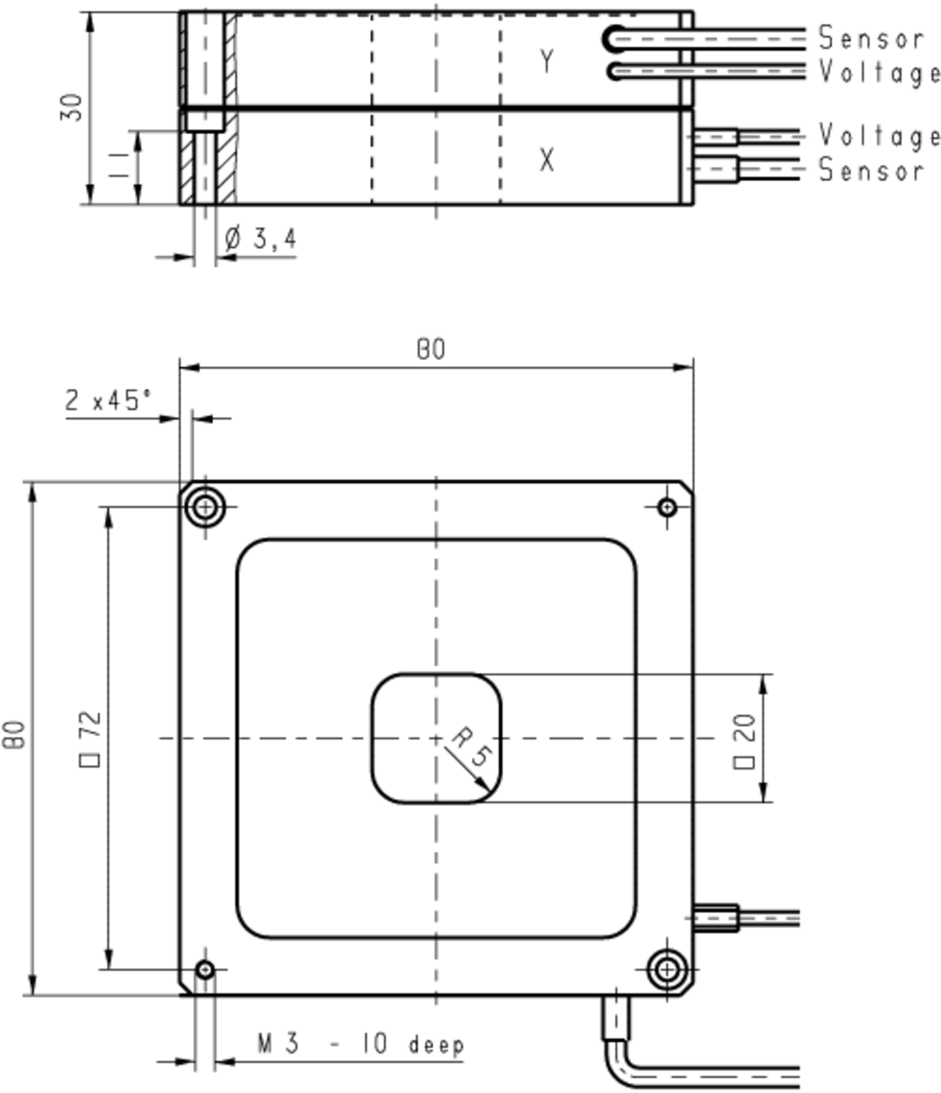 P-762 Multi-Axis Nanopositioning Stages