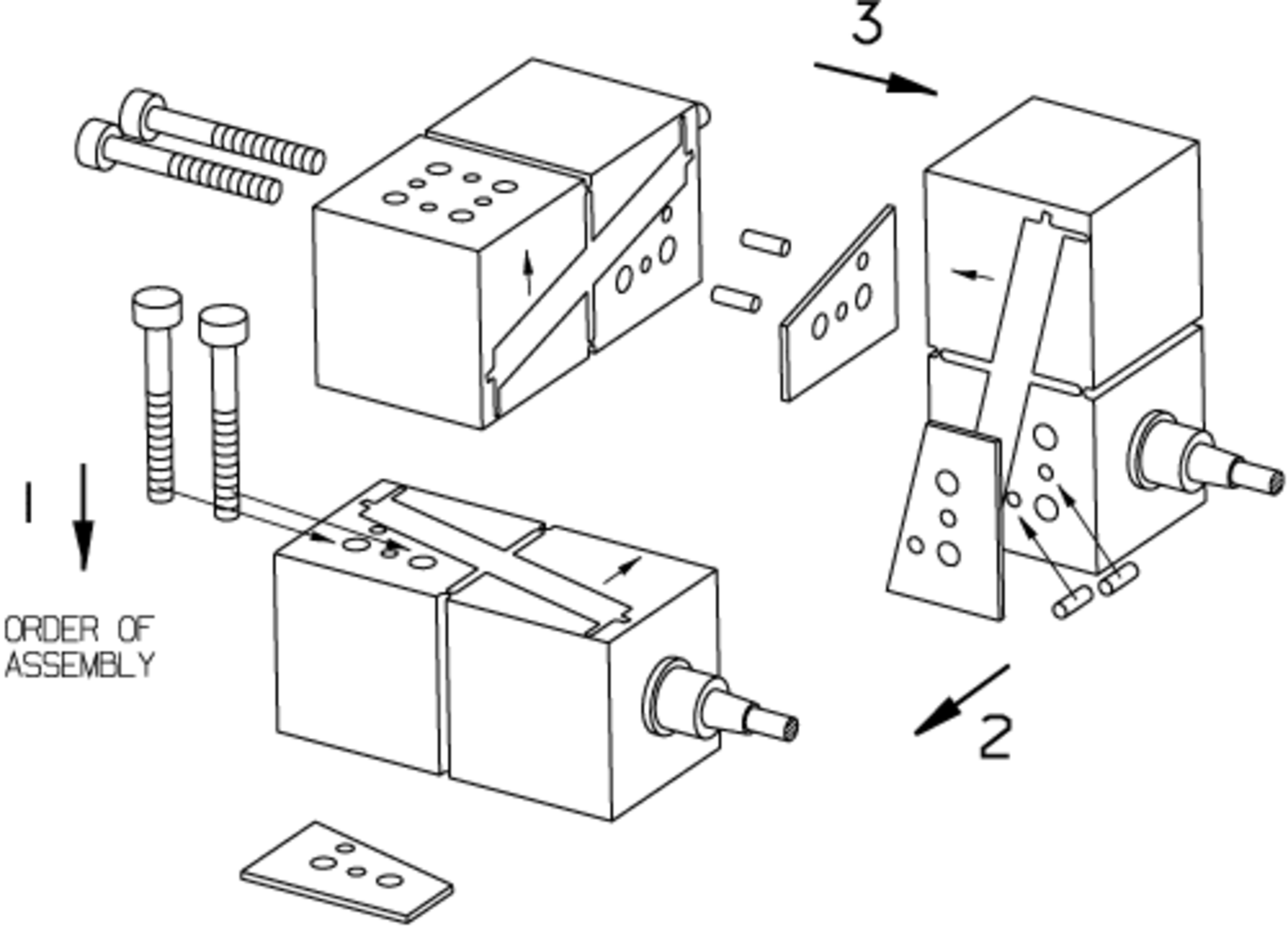 P-281, P-282 XY and XYZ Piezo Block Actuator Translator