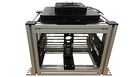 Configurable platform for long-travel motorized microscope stages 