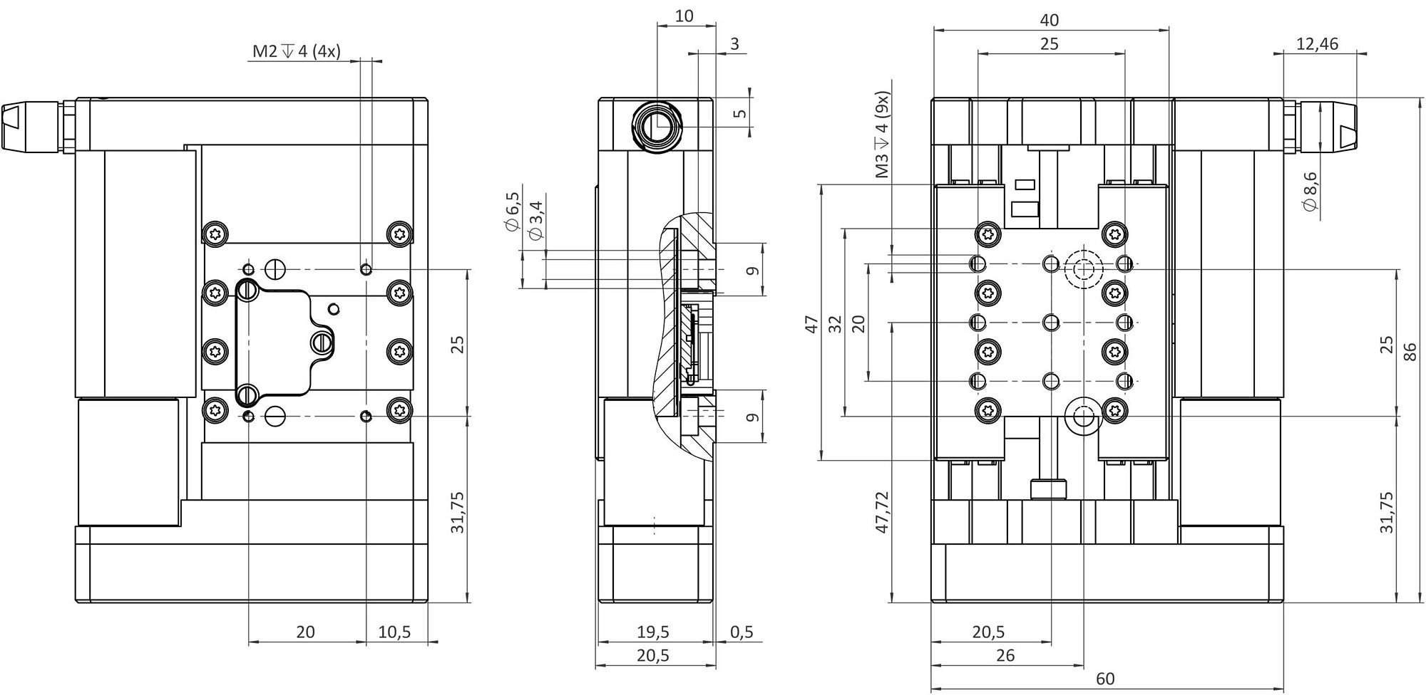 M-122.2DD1 Microtranslation Stage