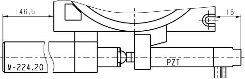 M-036.DP, M-036.DS Dimensions