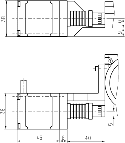 M-037.5S Dimensions