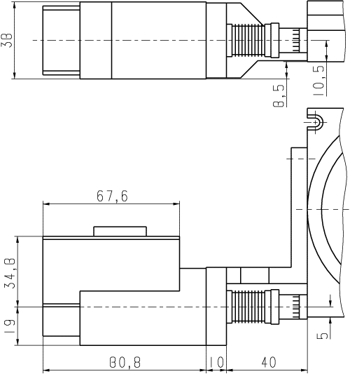 M-038.DD Dimensions