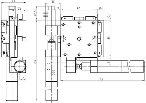 M-042.D0 with Optional PZT Drive