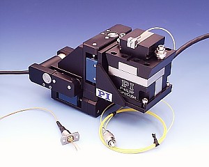 Motorized XYZ Fiber Positioning and Alignment System  with XYZ Piezo NanoPositioning System