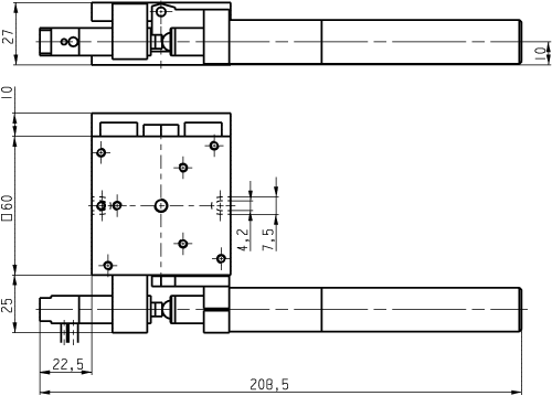 M-041D0 with Optional PZT Drive