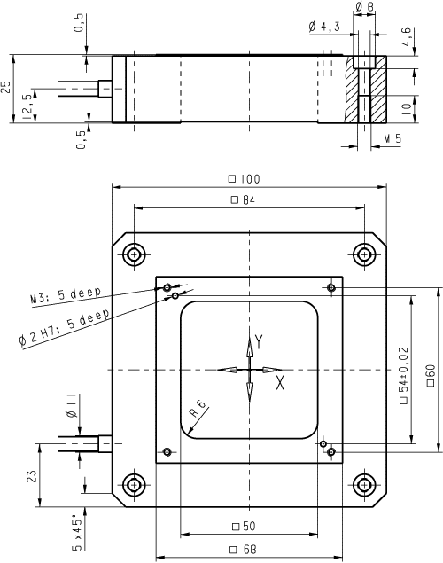 P-730, P-731 Dimensions