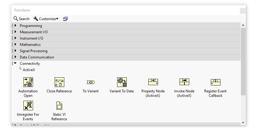 PI ACS Motion Controller LabView Programming ActiveX Automation Open