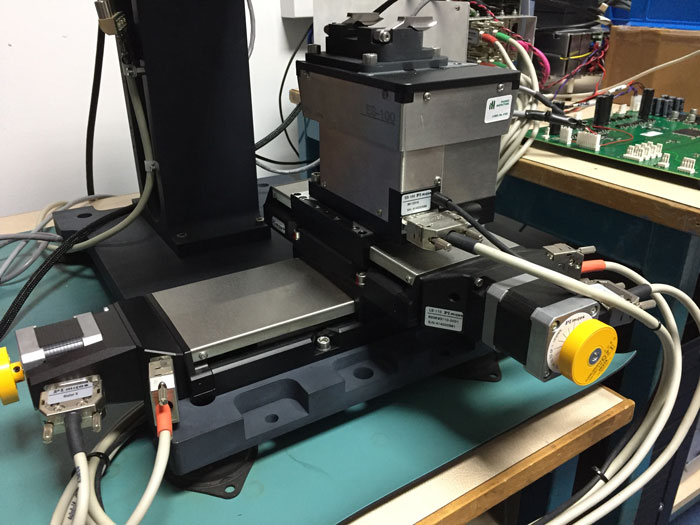 Multi-axis, closed-loop precision positioning stage assembly prototype delivers resolution down to the nanometer range. (Source: PI/ITL)